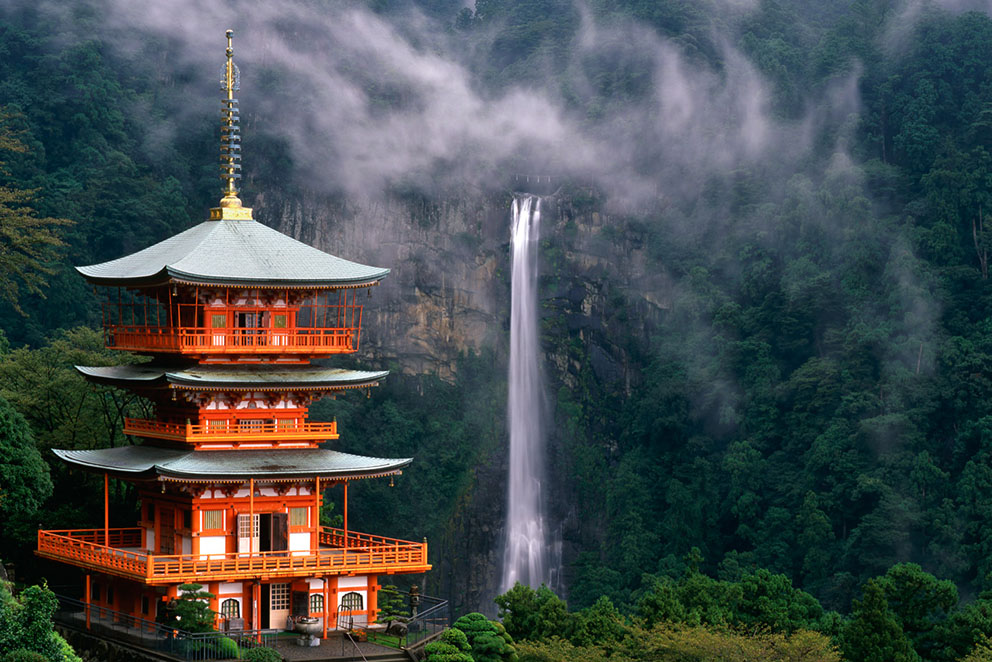 Pagoda and Nachi Falls