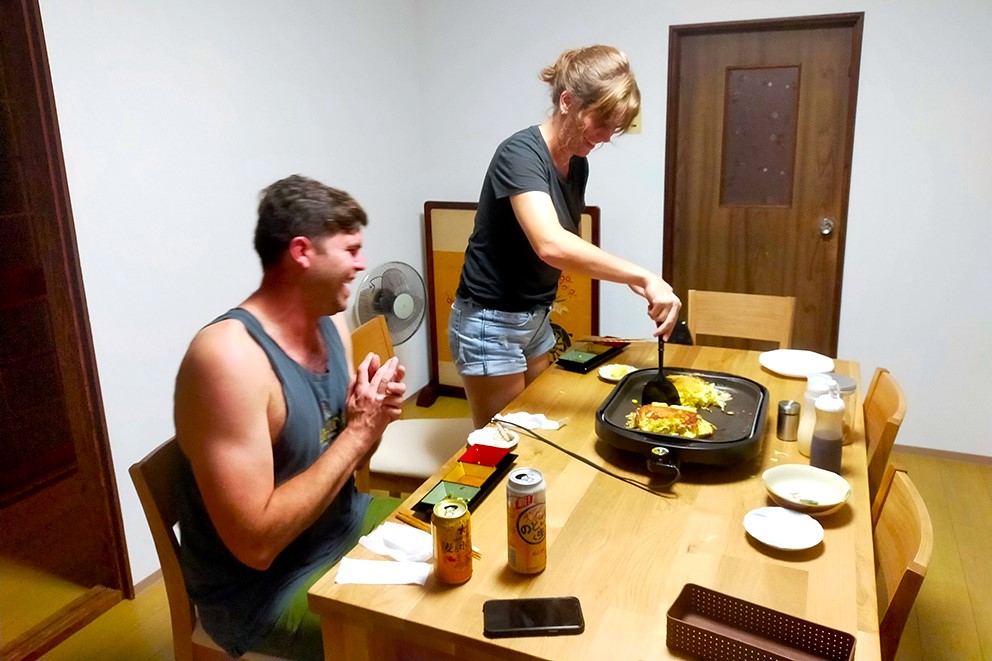 Okonomiyaki dinner experience