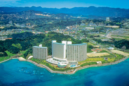 Aerial view of Harvest Hotel Nanki Tanabe