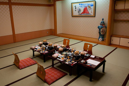 Sample dining room