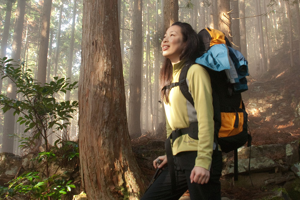 Kumano Kodo Kohechi hiker