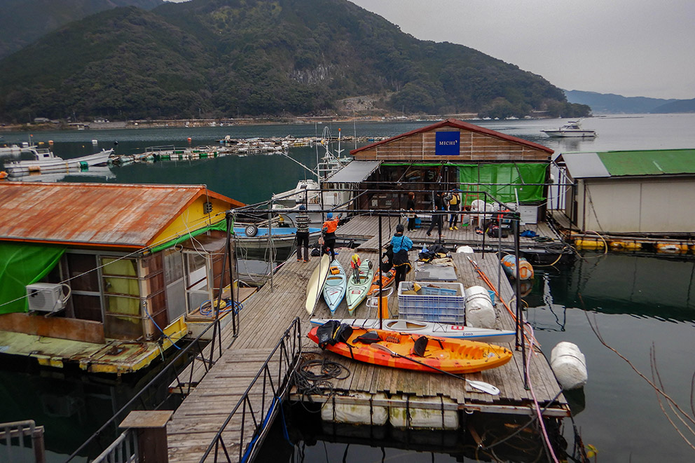 Floating clubhouse