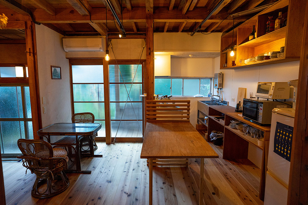 Kitchen and dining room