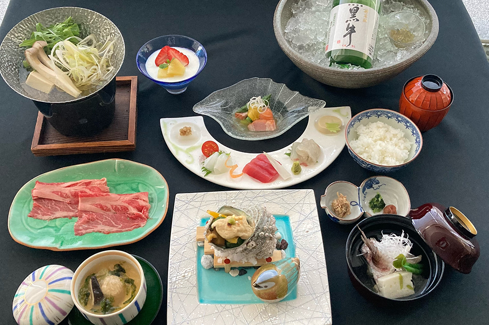 Sample meal "Kumano-kaiseki"