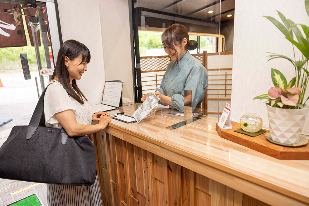 Check-in counter