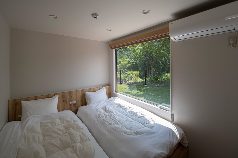 Inside 5 person cottage