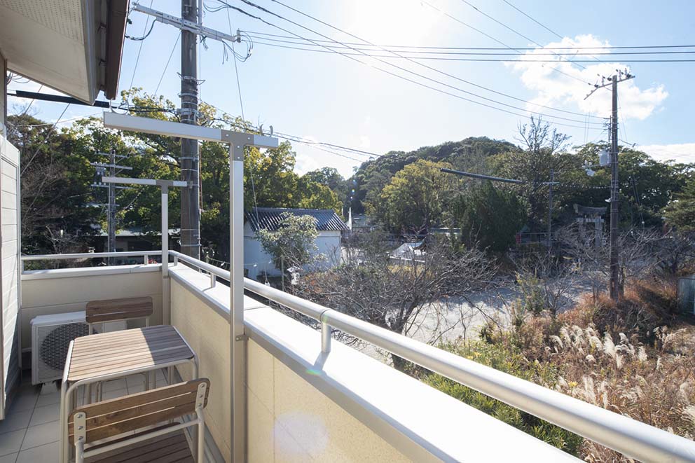 View from balcony