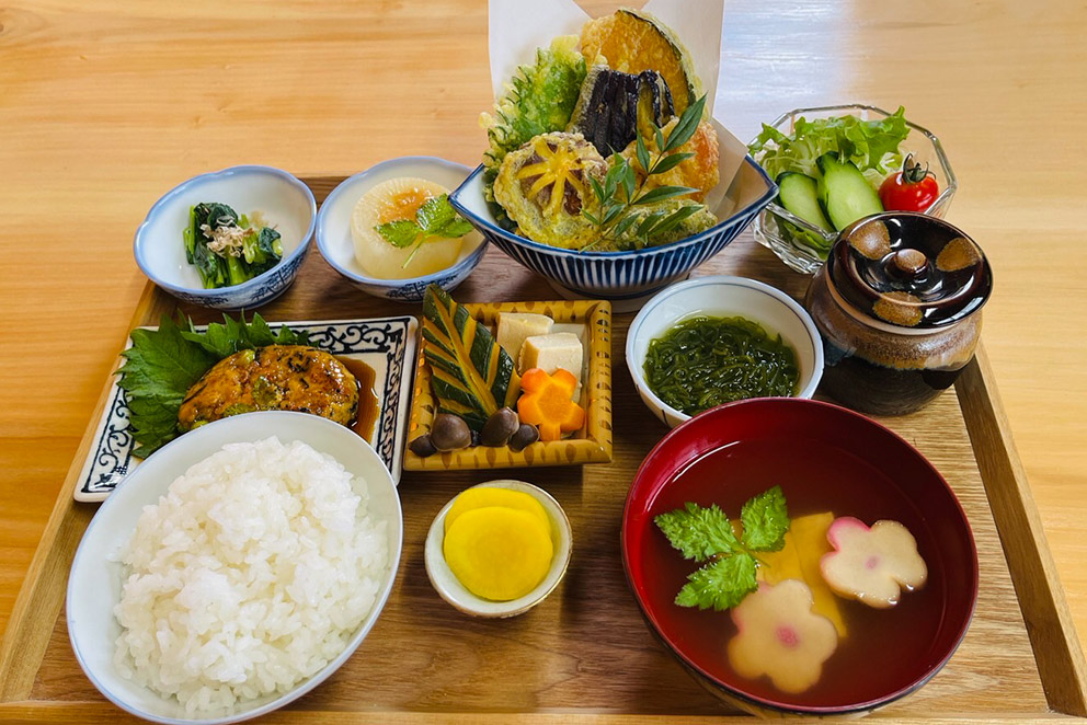 Sample vegetarian supper 