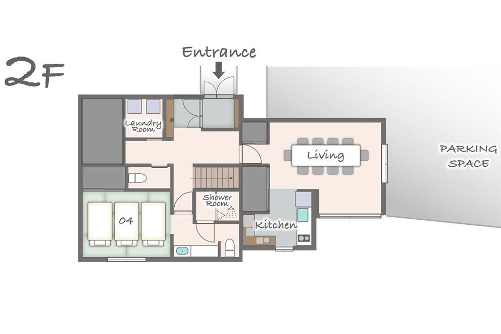 Second floor floor plan
