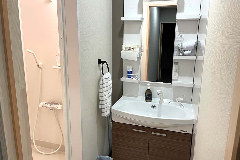 Sink and shower