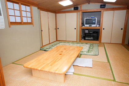 Japanese sitting room for restaurant