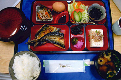 Sample breakfast bento