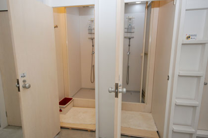 Showers rooms