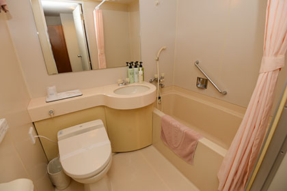 Ensuite bath and toilet