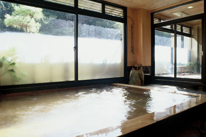 Communal hot spring bath