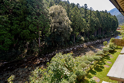 View from main building guestroom