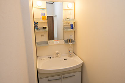 Communal sink (house guestroom)