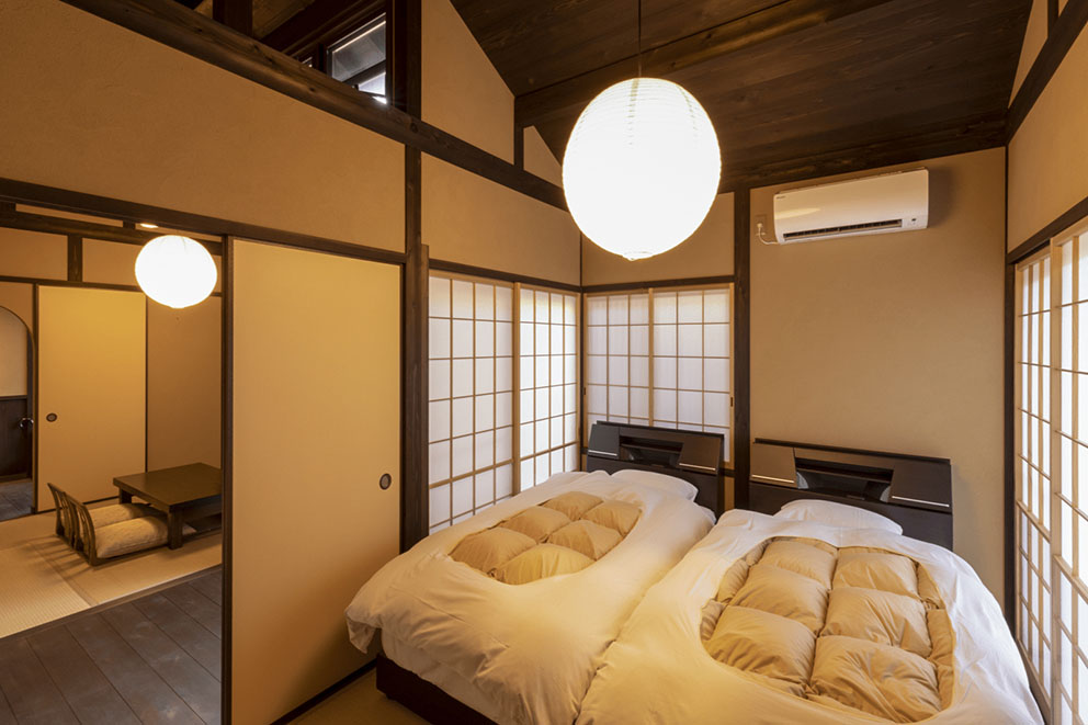 Sleeping area in Annex Cottage