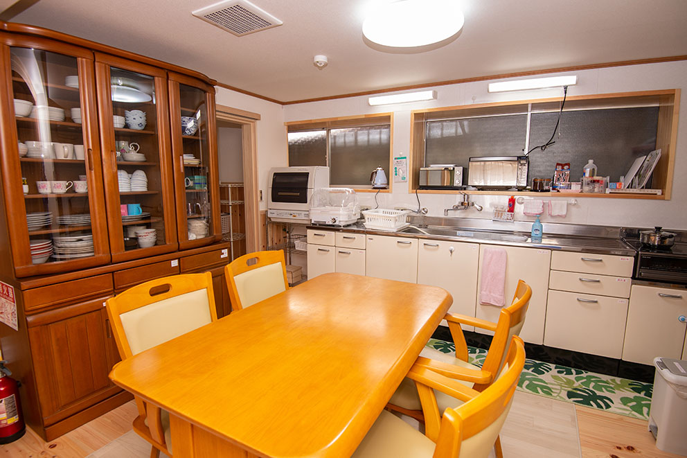 Kitchen and dining room