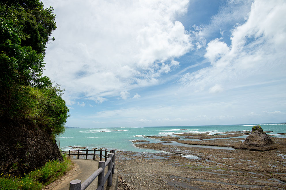 Seaside walking trail