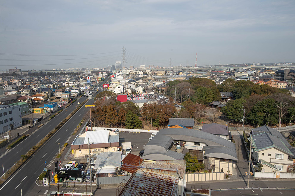 宿からの眺め