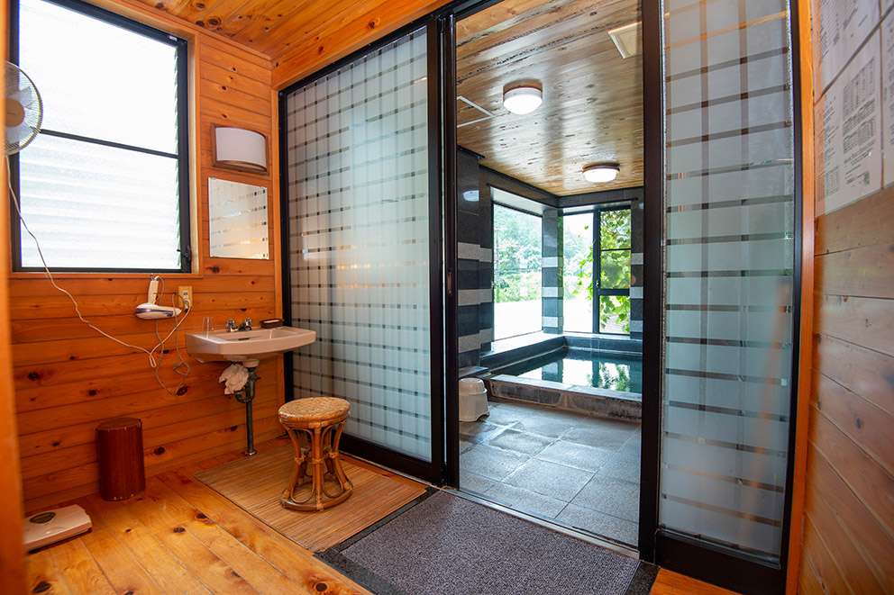 Onsen bath change room