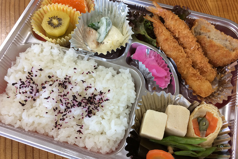 Sample supper bento 