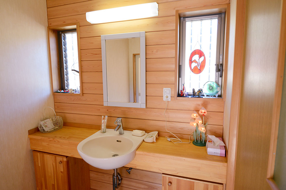 Cottage washing area