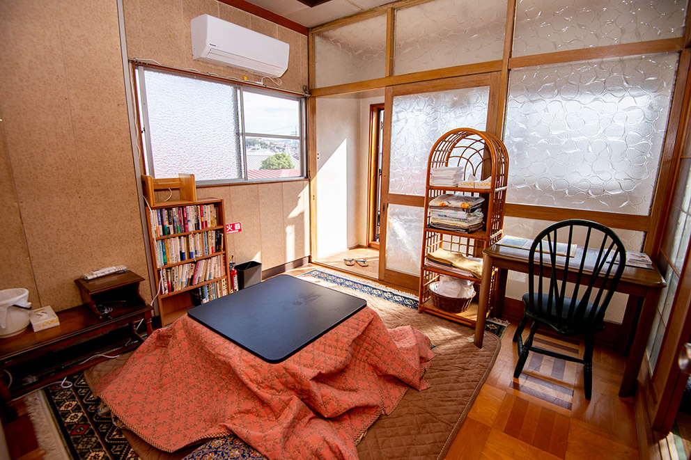 Communal sitting area on second floor