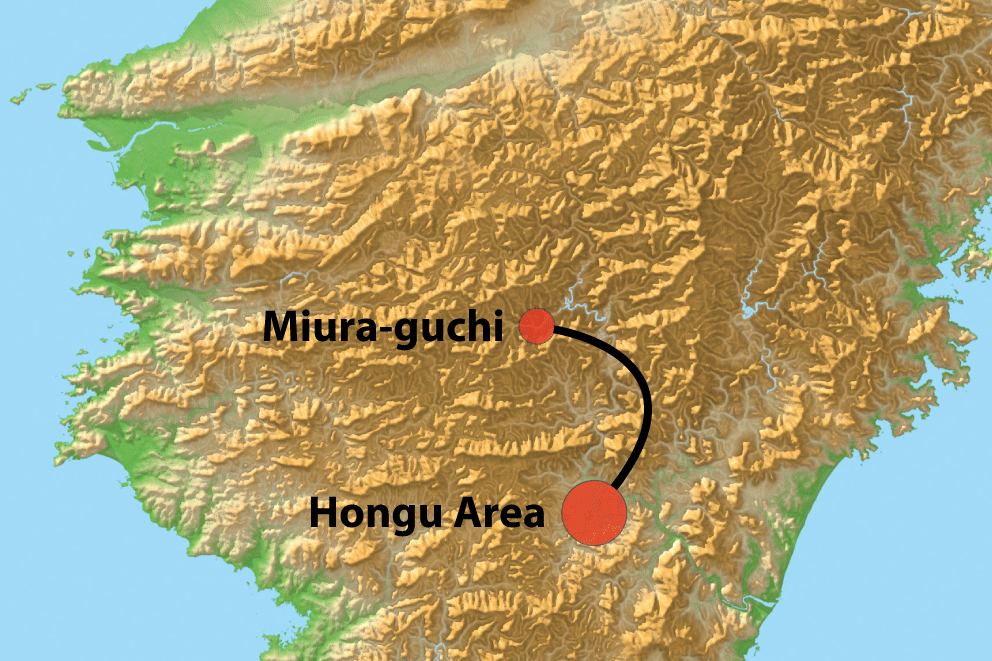 Miura-guchi to/from Hongu area