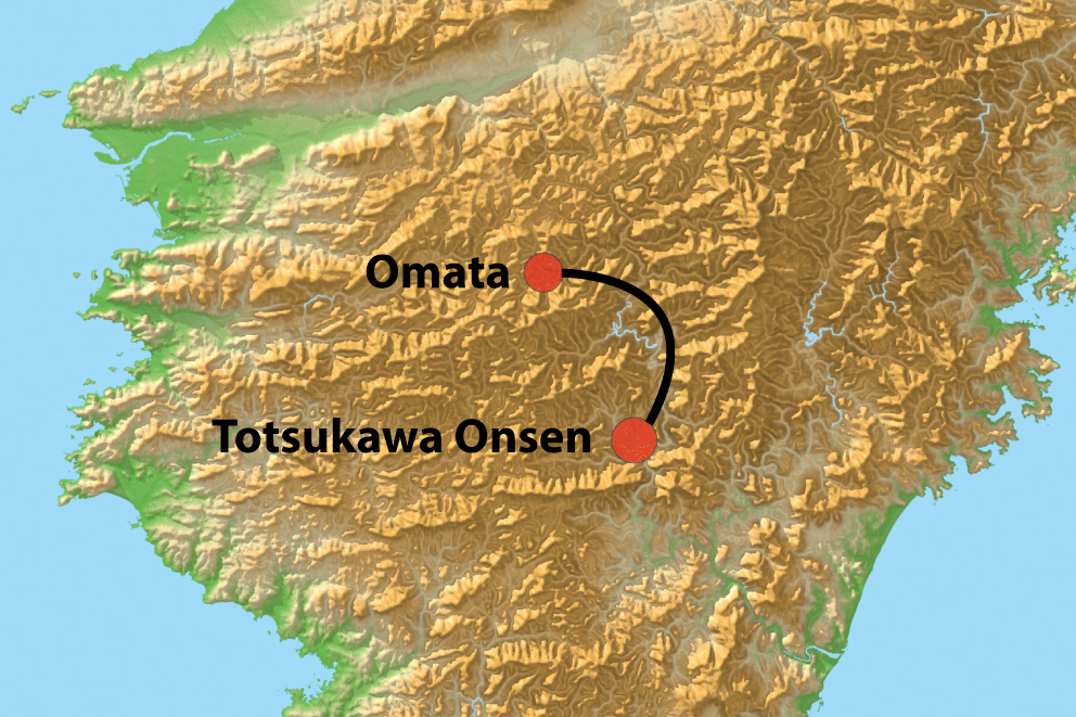 Totsukawa to/from Omata luggage shuttle