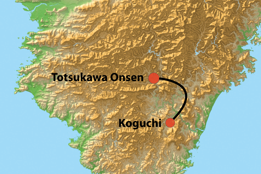Totsukawa Onsen to/from Koguchi luggage shuttle