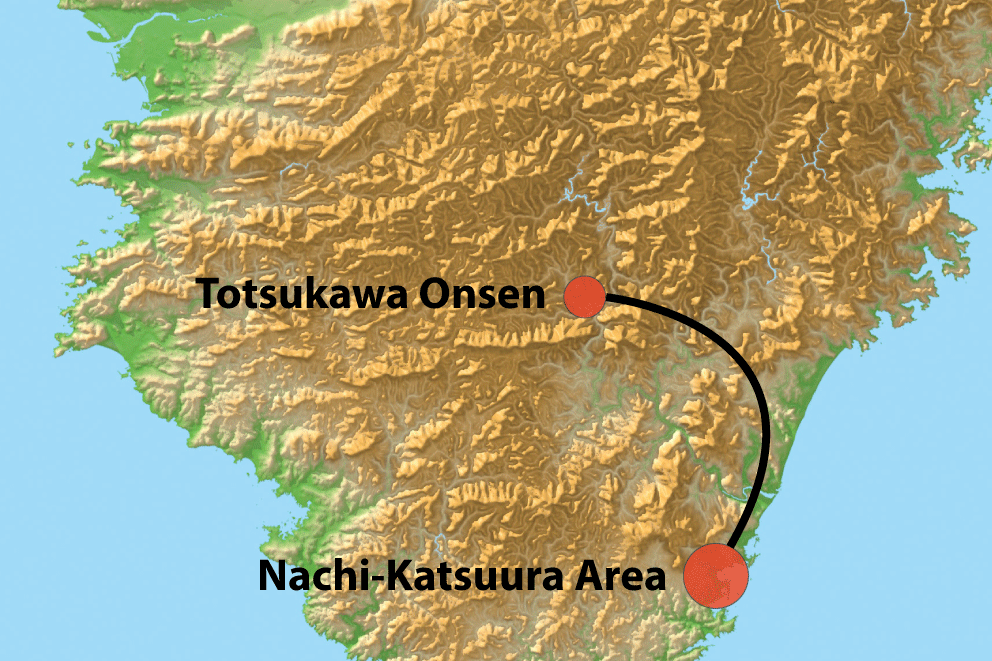 Totsukawa Onsen to/from Nachi-Katsuura luggage shuttle